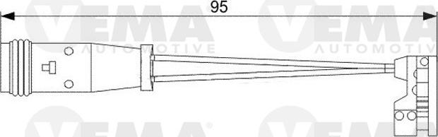 VEMA 117478 - Indikators, Bremžu uzliku nodilums autodraugiem.lv
