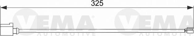 VEMA 117521 - Indikators, Bremžu uzliku nodilums autodraugiem.lv
