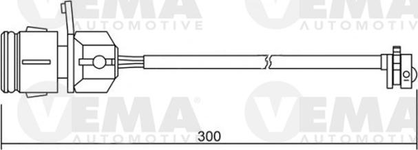 VEMA 117263 - Indikators, Bremžu uzliku nodilums autodraugiem.lv