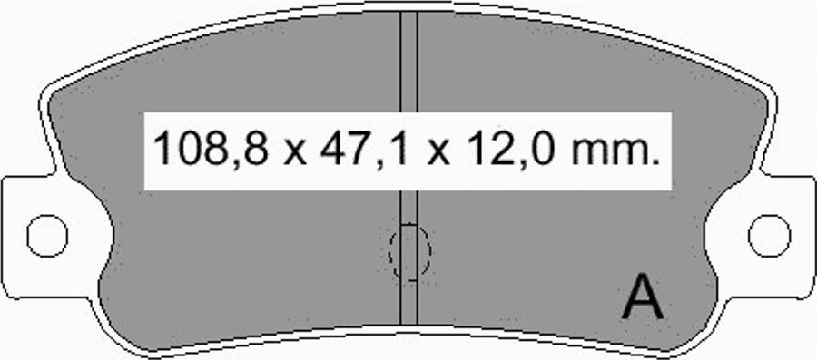 VEMA 833450 - Bremžu uzliku kompl., Disku bremzes autodraugiem.lv