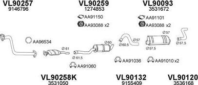 Veneporte 900127 - Izplūdes gāzu sistēma autodraugiem.lv