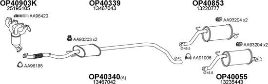 Veneporte 400650 - Izplūdes gāzu sistēma autodraugiem.lv