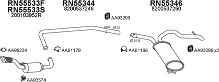 Veneporte 770342 - Izplūdes gāzu sistēma autodraugiem.lv