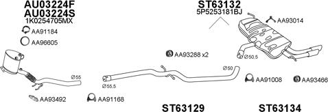 Veneporte 630176 - Izplūdes gāzu sistēma autodraugiem.lv