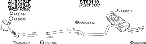 Veneporte 630292 - Izplūdes gāzu sistēma autodraugiem.lv