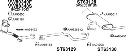 Veneporte 630283 - Izplūdes gāzu sistēma autodraugiem.lv