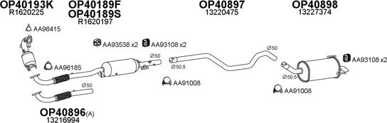 Veneporte 770351 - Izplūdes gāzu sistēma autodraugiem.lv