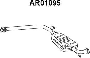 Veneporte AR01095 - Izplūdes gāzu priekšslāpētājs autodraugiem.lv