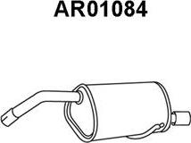 Veneporte AR01084 - Izplūdes gāzu trokšņa slāpētājs (pēdējais) autodraugiem.lv