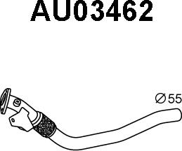 Veneporte AU03462 - Izplūdes caurule autodraugiem.lv