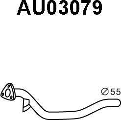 Veneporte AU03079 - Izplūdes caurule autodraugiem.lv