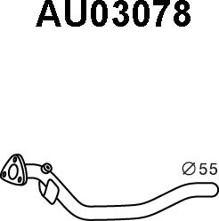 Veneporte AU03078 - Izplūdes caurule autodraugiem.lv