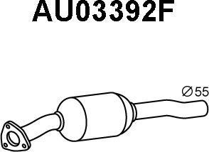 Veneporte AU03392F - Nosēdumu / Daļiņu filtrs, Izplūdes gāzu sistēma autodraugiem.lv