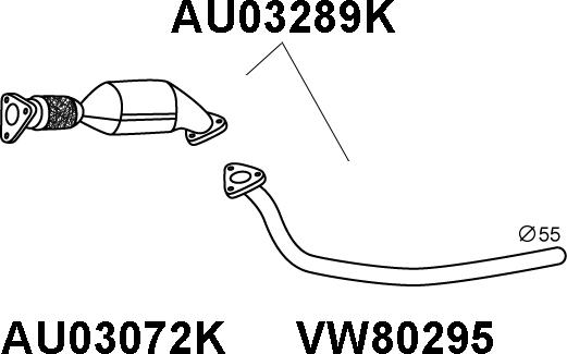 Veneporte AU03289K - Katalizators autodraugiem.lv