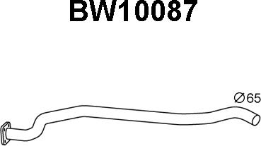 Veneporte BW10087 - Izplūdes caurule autodraugiem.lv