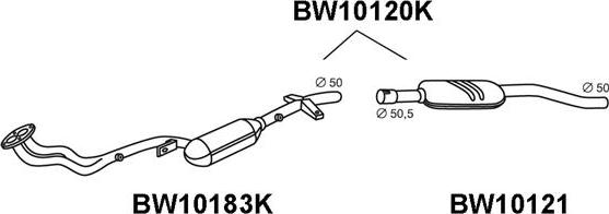 Veneporte BW10120K - Katalizators autodraugiem.lv