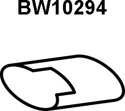 Veneporte BW10294 - Izplūdes caurule autodraugiem.lv