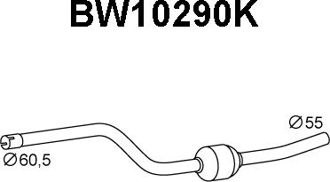 Veneporte BW10290K - Katalizators autodraugiem.lv