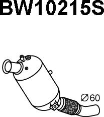 Veneporte BW10215S - Nosēdumu / Daļiņu filtrs, Izplūdes gāzu sistēma autodraugiem.lv