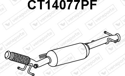 Veneporte CT14077PF - SCR katalizators autodraugiem.lv