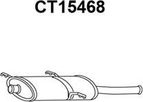 Veneporte CT15468 - Izplūdes gāzu trokšņa slāpētājs (pēdējais) autodraugiem.lv