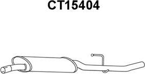 Veneporte CT15404 - Izplūdes gāzu trokšņa slāpētājs (pēdējais) autodraugiem.lv