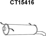 Veneporte CT15416 - Izplūdes gāzu trokšņa slāpētājs (pēdējais) autodraugiem.lv