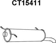 Veneporte CT15411 - Izplūdes gāzu trokšņa slāpētājs (pēdējais) autodraugiem.lv