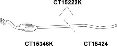 Veneporte CT15424 - Remontcaurule, Katalizators autodraugiem.lv