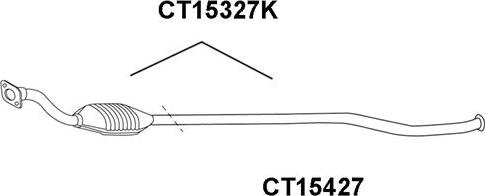 Veneporte CT15427 - Remontcaurule, Katalizators autodraugiem.lv