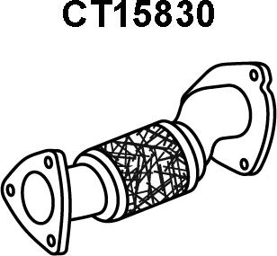 Veneporte CT15830 - Izplūdes caurule autodraugiem.lv