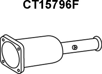 Veneporte CT15796F - Nosēdumu / Daļiņu filtrs, Izplūdes gāzu sistēma autodraugiem.lv