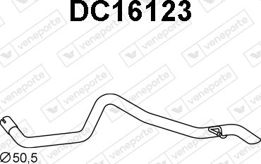 Veneporte DC16123 - Izplūdes caurule autodraugiem.lv