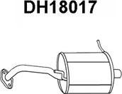 Veneporte DH18017 - Izplūdes gāzu trokšņa slāpētājs (pēdējais) autodraugiem.lv