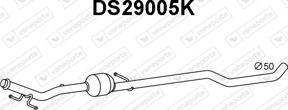Veneporte DS29005K - Katalizators autodraugiem.lv