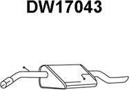 Veneporte DW17043 - Izplūdes gāzu trokšņa slāpētājs (pēdējais) autodraugiem.lv