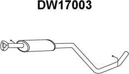 Veneporte DW17003 - Vidējais izpl. gāzu trokšņa slāpētājs autodraugiem.lv