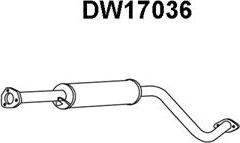 Veneporte DW17036 - Izplūdes gāzu priekšslāpētājs autodraugiem.lv