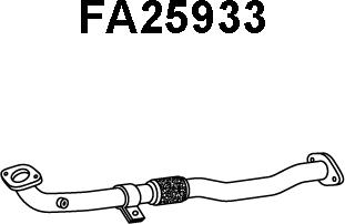 Veneporte FA25933 - Izplūdes caurule autodraugiem.lv