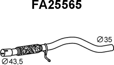 Veneporte FA25565 - Izplūdes caurule autodraugiem.lv