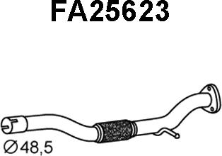 Veneporte FA25623 - Izplūdes caurule autodraugiem.lv