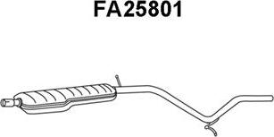 Veneporte FA25801 - Vidējais izpl. gāzu trokšņa slāpētājs autodraugiem.lv