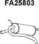 Veneporte FA25803 - Izplūdes gāzu trokšņa slāpētājs (pēdējais) autodraugiem.lv