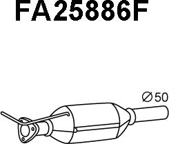 Veneporte FA25886F - Nosēdumu / Daļiņu filtrs, Izplūdes gāzu sistēma autodraugiem.lv