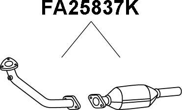 Veneporte FA25837K - Katalizators autodraugiem.lv