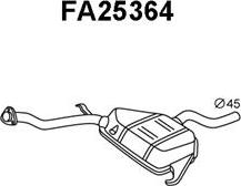 Veneporte FA25364 - Izplūdes gāzu priekšslāpētājs autodraugiem.lv