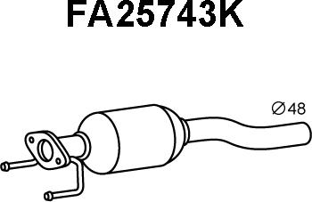 Veneporte FA25743K - Katalizators autodraugiem.lv