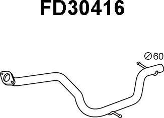 Veneporte FD30416 - Izplūdes caurule autodraugiem.lv
