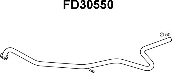 Veneporte FD30550 - Izplūdes caurule autodraugiem.lv