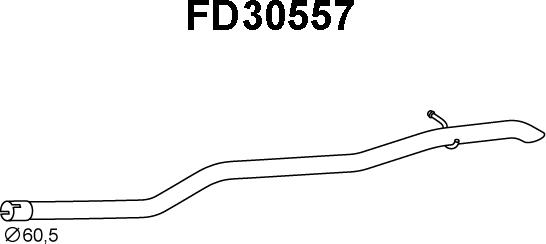 Veneporte FD30557 - Izplūdes caurule autodraugiem.lv